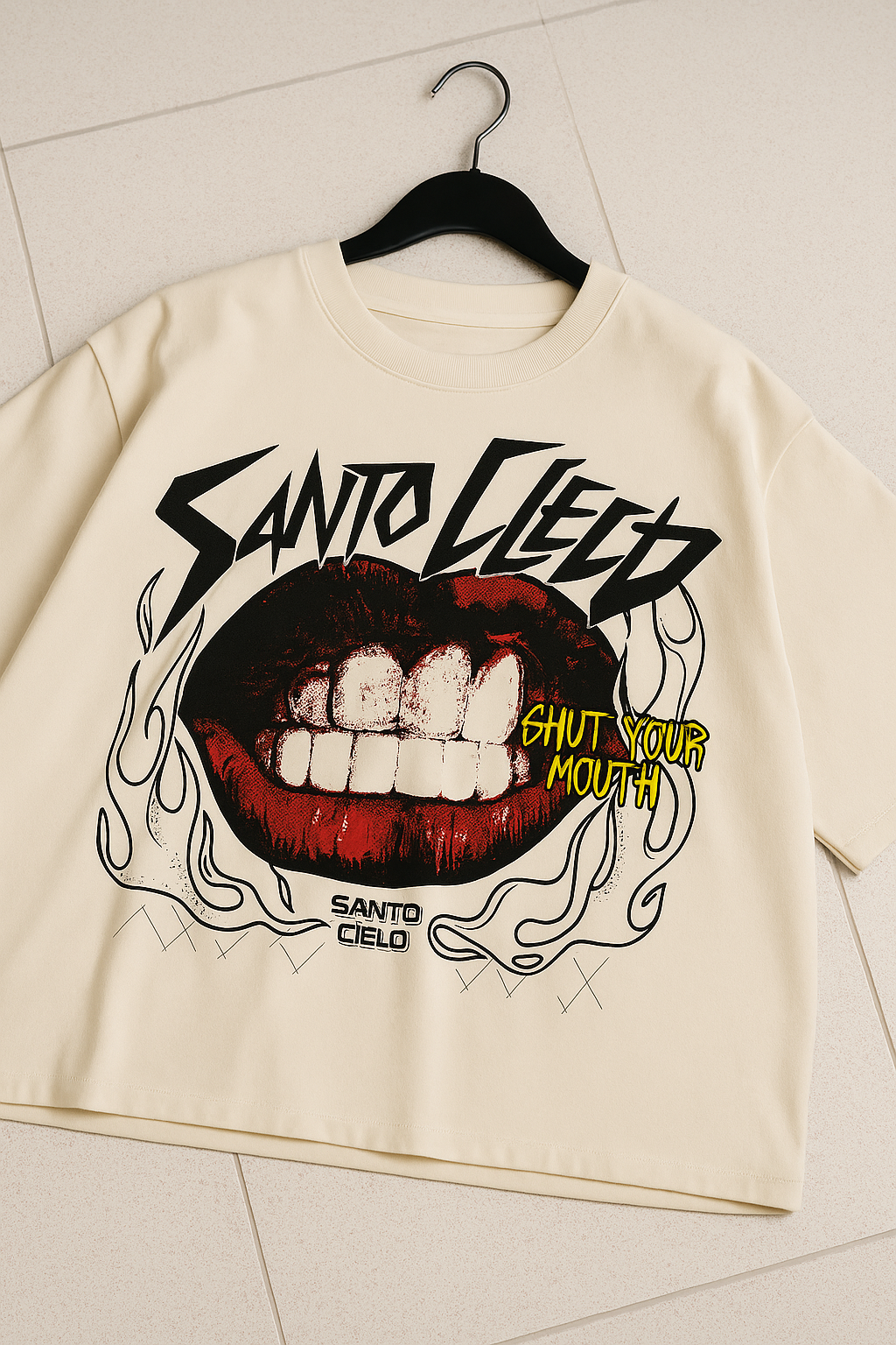 T-SHIRT SC LIPS BOXYFIT