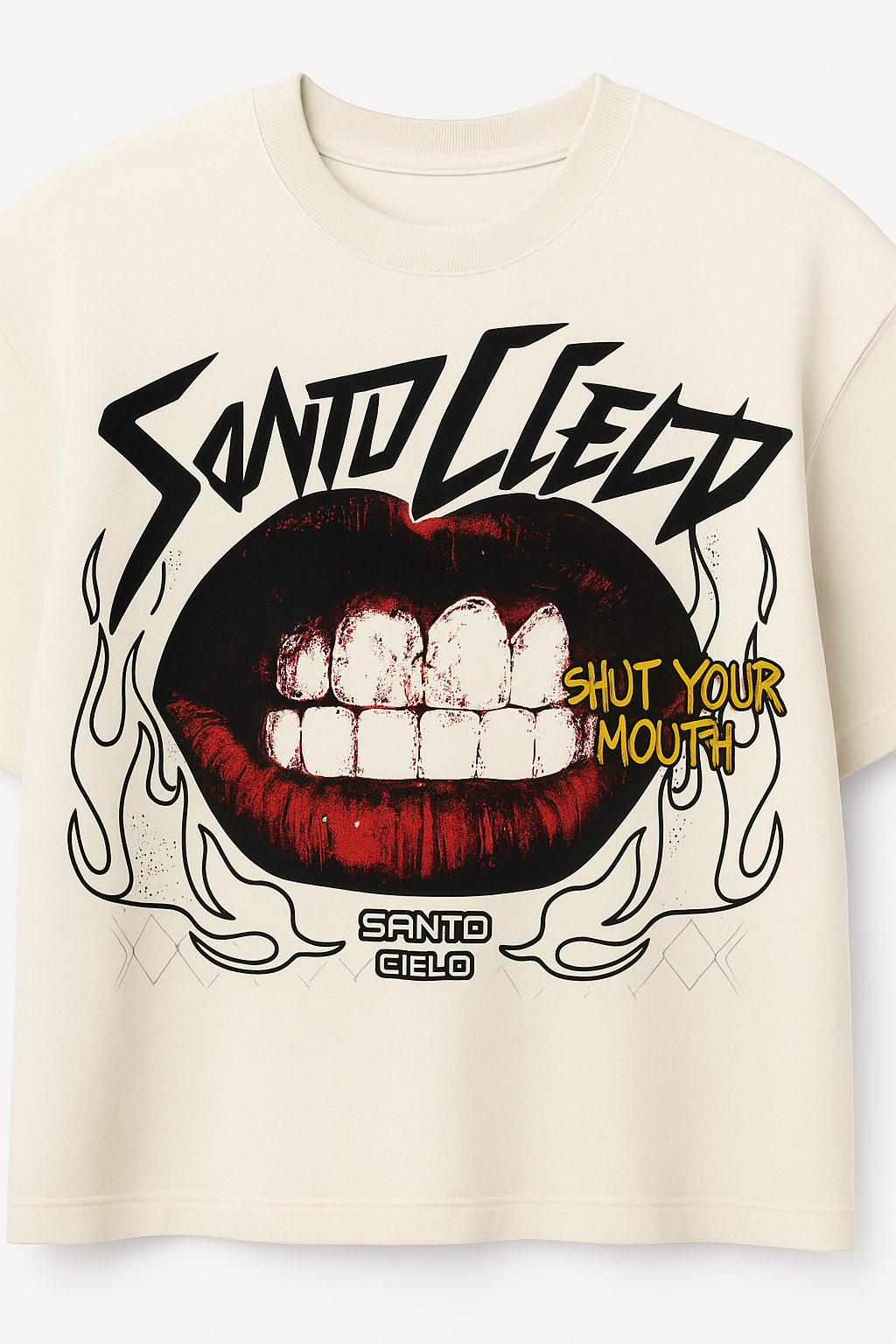 T-SHIRT SC LIPS BOXYFIT