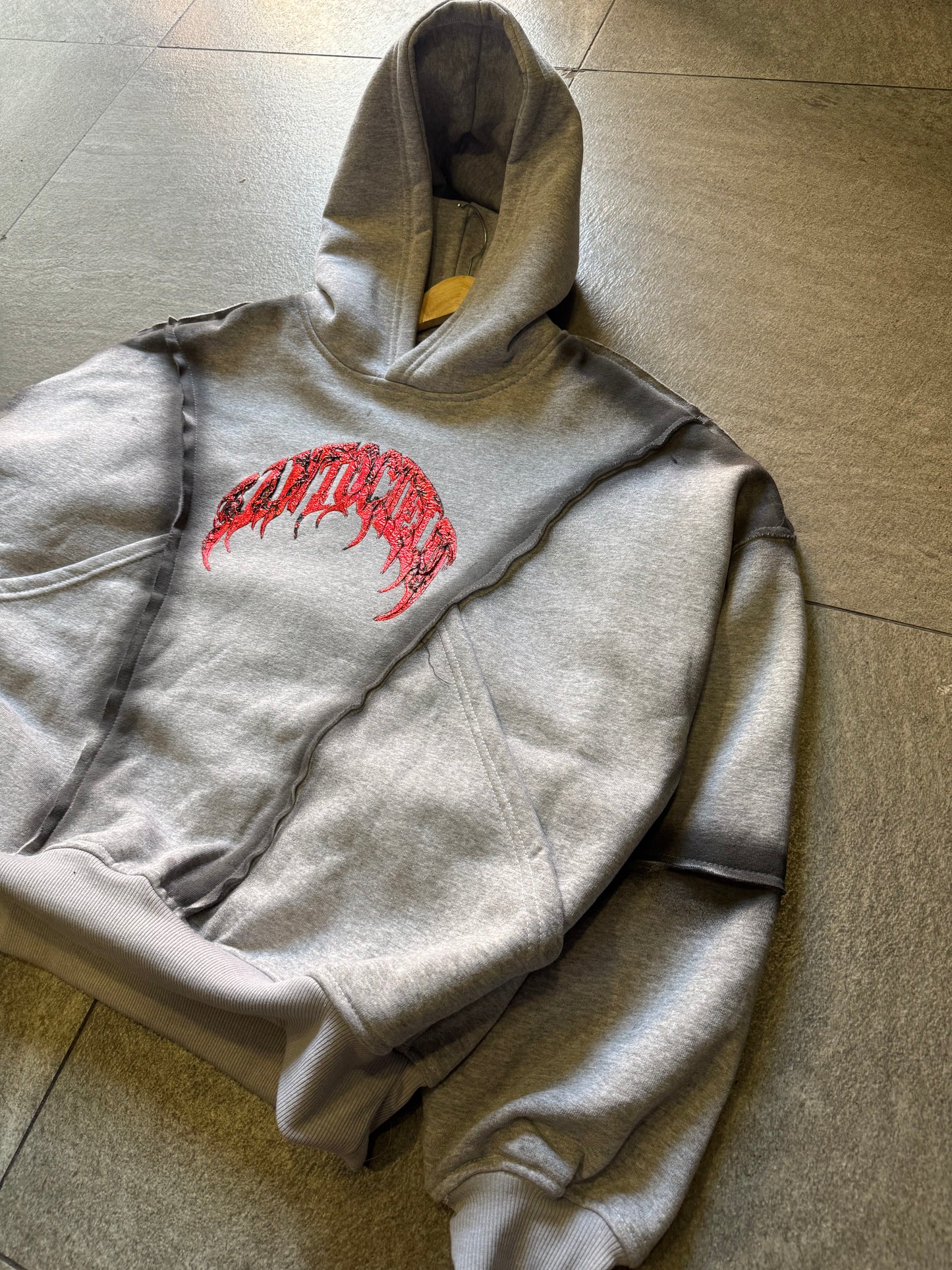 Hoodie SC Boxy Gray
