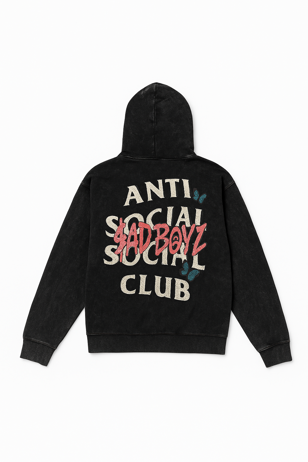 Hoodie ANTISOCIAL ACIDWASH