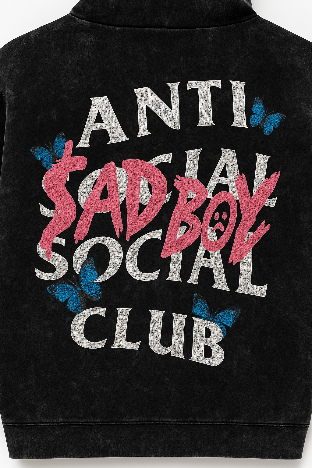 Hoodie ANTISOCIAL ACIDWASH