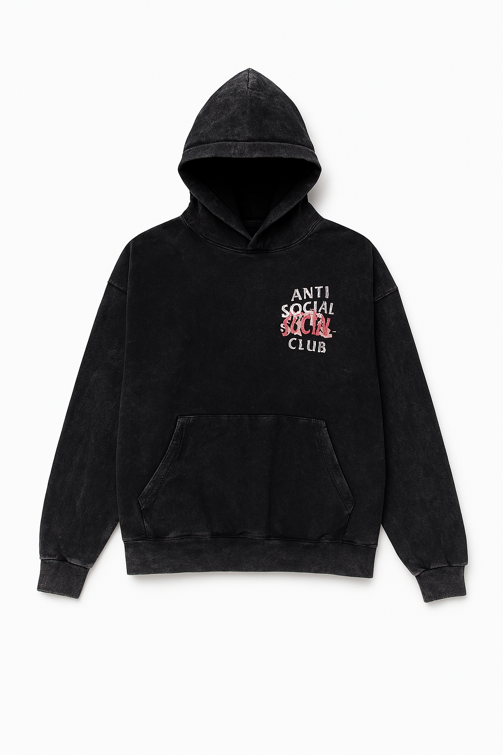 Hoodie ANTISOCIAL ACIDWASH